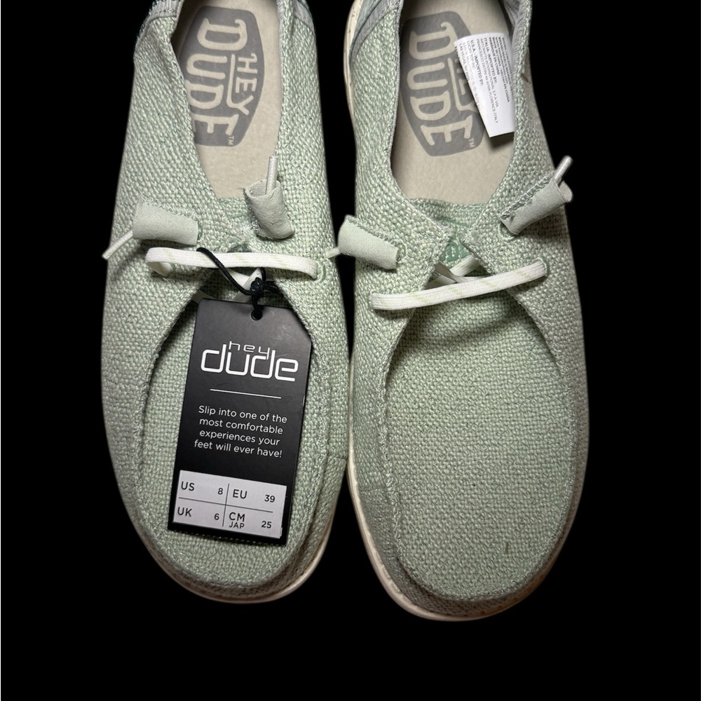 Hey Dude Sage Green Loafers